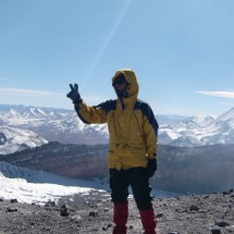 Alfred on the east summit of Lascar